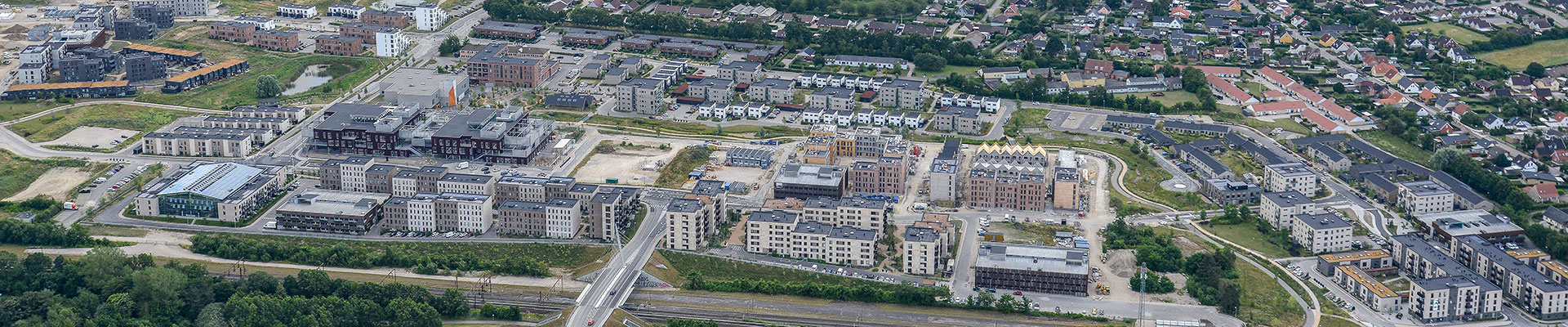 Nærheden luftfoto, juli 2022